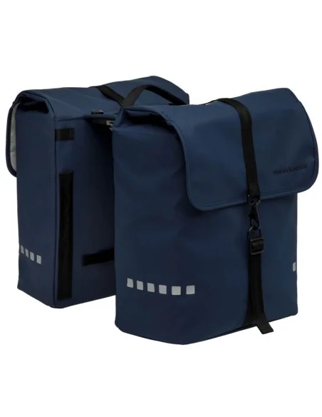 Dubbele fietstas New Looxs Odense MIK 39 liter 34 x 16 x 38 cm (2x) - donkerblauw