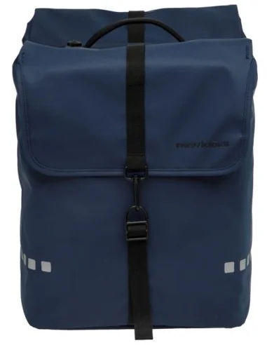 Dubbele fietstas New Looxs Odense MIK 39 liter 34 x 16 x 38 cm (2x) - donkerblauw