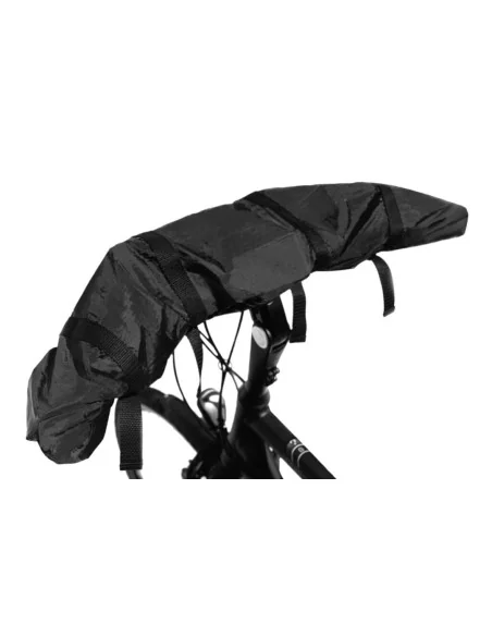 Beschermhoes Mirage Undercover voor fietsstuur zwart