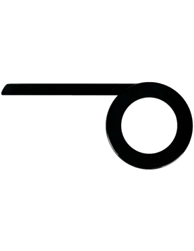 Kettingscherm Herrmans Slyde 42-44T closed - mat zwart