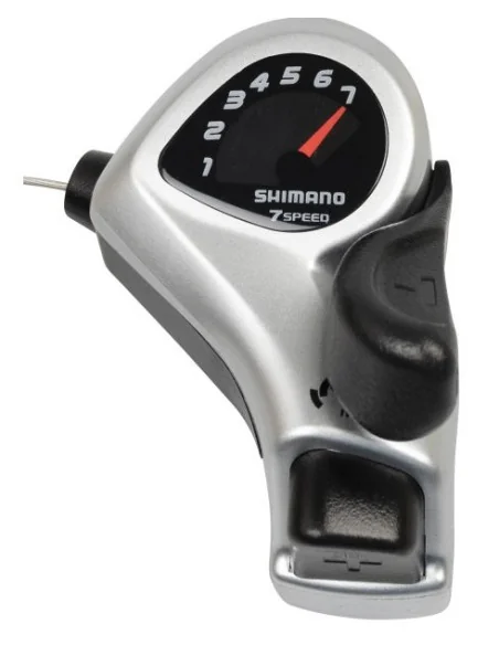 Versteller rechts 7 speed Shimano ST-TX50 - zwart/zilver