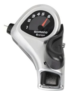 Versteller rechts 6 speed Shimano ST-TX50 - zwart/zilver