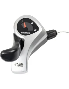 Versteller links 3 speed Shimano ST-TX50 - zwart/zilver