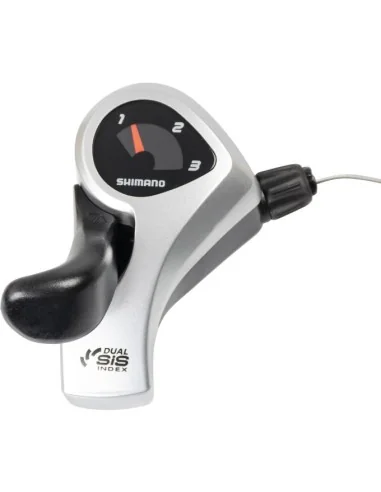 Versteller links 3 speed Shimano ST-TX50 - zwart/zilver