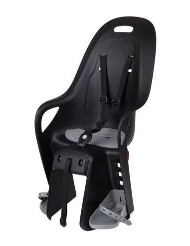 Kinderzitje achter Polisport Koari CFS - dragermontage - Zwart/Grijs