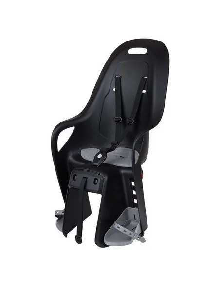 Kinderzitje achter Polisport Koari CFS - dragermontage - Zwart/Grijs