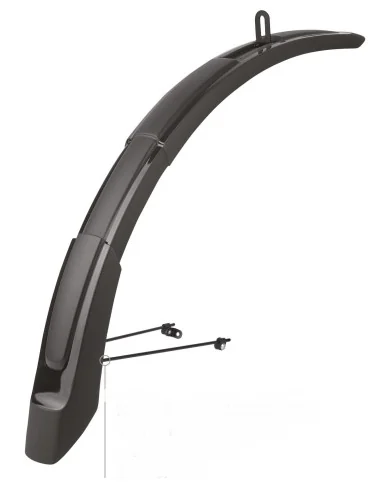 Spatbord verlenger Polisport MTB 26'-29" 65mm - Zwart