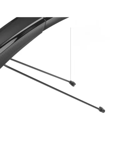 Spatbord verlenger Polisport MTB 26'-29" 65mm - Zwart