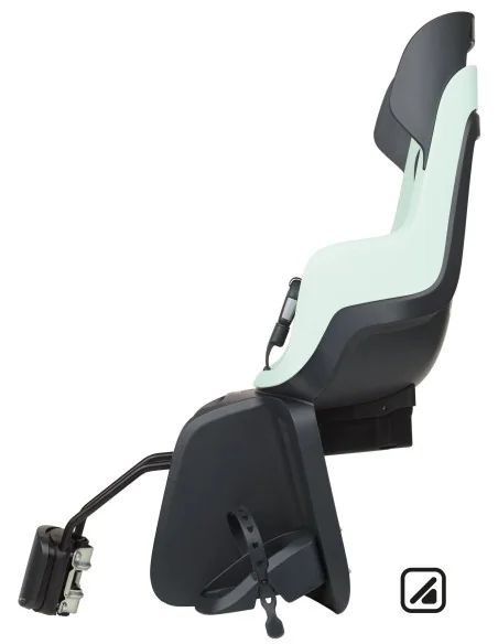 Kinderzitje achter Bobike GO Maxi met slaapstand - framebevestiging (FF) - marshmallow mint