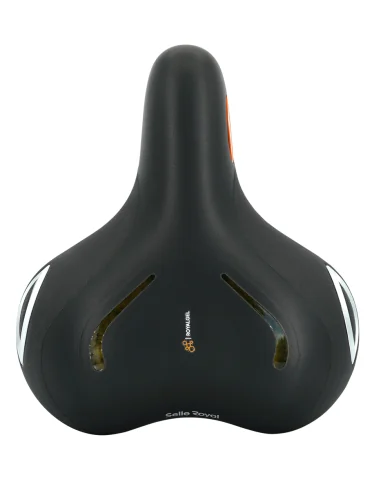 Fietszadel Selle Royal Lookin Relaxed stracciatella zwart