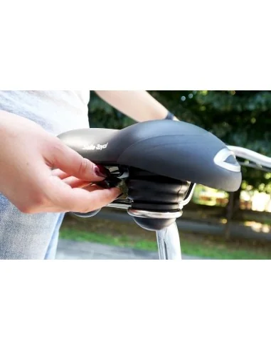 Fietszadel Selle Royal Lookin Relaxed stracciatella zwart