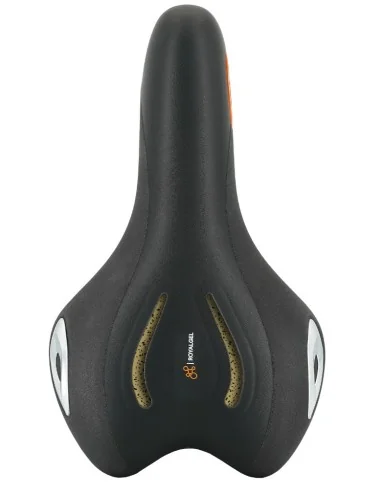 Fietszadel Selle Royal Lookin Athletic Stracciatella - All Journeys - Zwart