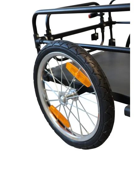 Fietsaanhanger Provelo inklapbaar - zwart