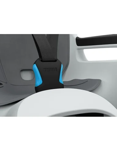 Kinderzitje achter Thule Ride Along 2 voor bagagedragerbevestiging - light grey