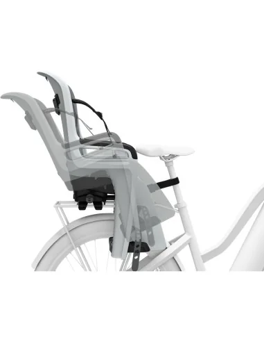 Kinderzitje achter Thule Ride Along 2 voor bagagedragerbevestiging - light grey