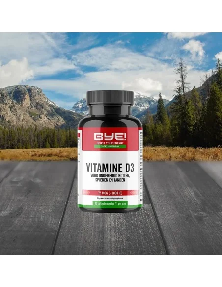 Vitamine D3 BYE! nutrition - 60 capsules