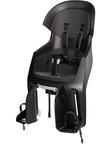 Kinderzitje achter Bobike Evolve Maxi - dragerbevestiging - Urban Black