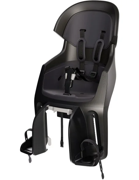 Kinderzitje achter Bobike Evolve Maxi - dragerbevestiging - Urban Black