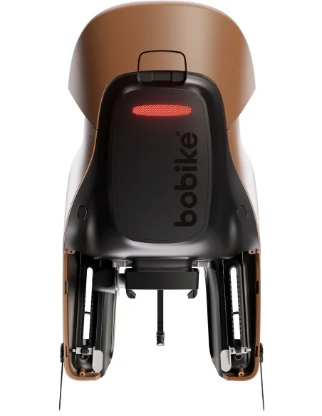 Kinderzitje achter Bobike Evolve Maxi - dragerbevestiging - Cinnamon Brown