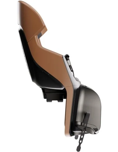 Kinderzitje achter Bobike Evolve Maxi - dragerbevestiging - Cinnamon Brown