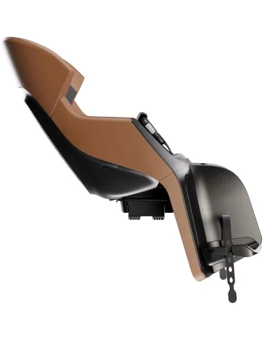 Kinderzitje achter Bobike Evolve Maxi - dragerbevestiging - Cinnamon Brown