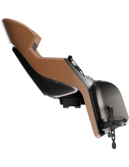 Kinderzitje achter Bobike Evolve Maxi - dragerbevestiging - Cinnamon Brown