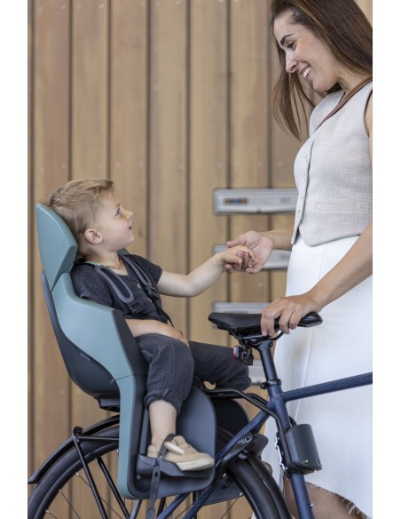 Kinderzitje achter Bobike Evolve Maxi - dragerbevestiging - Peppermint