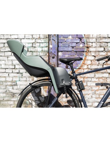 Kinderzitje achter Bobike Evolve Maxi - dragerbevestiging - Peppermint
