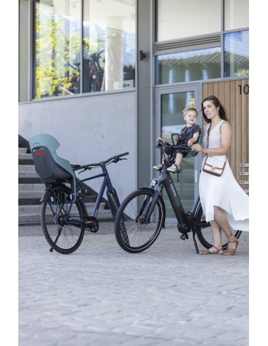 Kinderzitje achter Bobike Evolve Maxi - dragerbevestiging - Peppermint