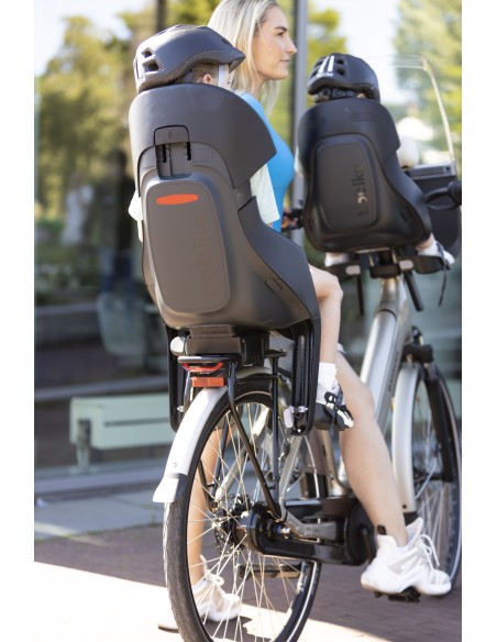 Kinderzitje achter Bobike Evolve Maxi - framebevestiging - Urban Black