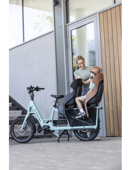 Kinderzitje achter Bobike Evolve Maxi - framebevestiging - Urban Black