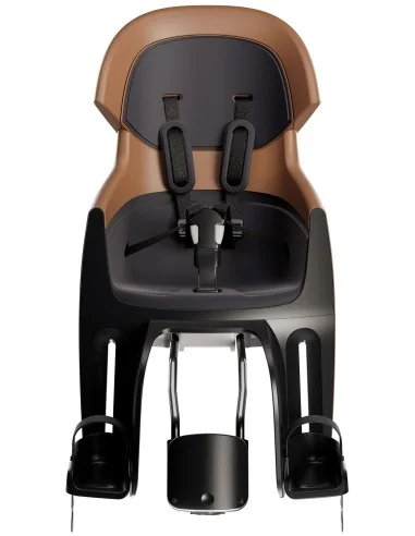 Kinderzitje achter Bobike Evolve Maxi - framebevestiging - Cinnamon Brown