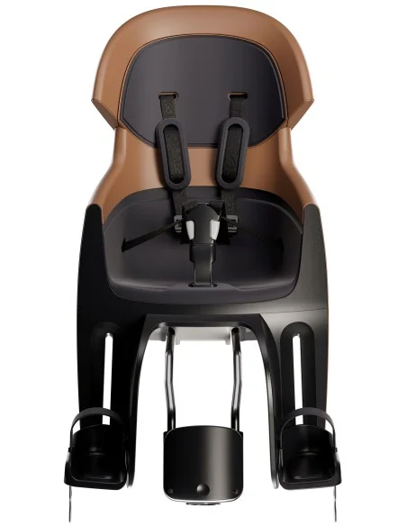 Kinderzitje achter Bobike Evolve Maxi - framebevestiging - Cinnamon Brown