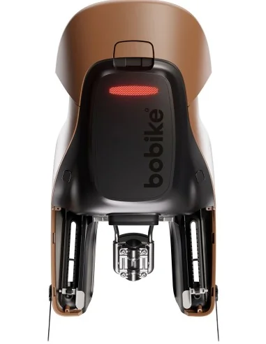 Kinderzitje achter Bobike Evolve Maxi - framebevestiging - Cinnamon Brown