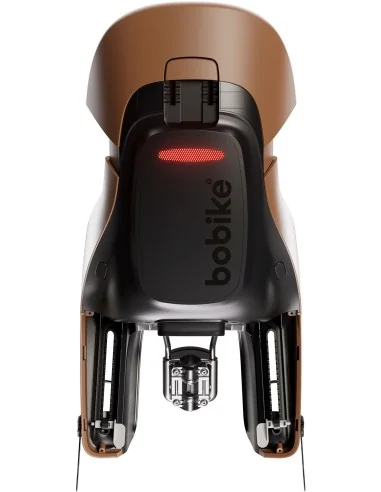 Kinderzitje achter Bobike Evolve Maxi - framebevestiging - Cinnamon Brown