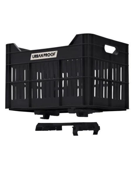 Gerecyclede Fietskrat Urban Proof Click 30 Liter - zwart