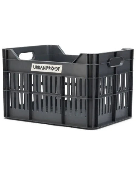 Gerecyclede Fietskrat Urban Proof Click 30 Liter - Asgrijs