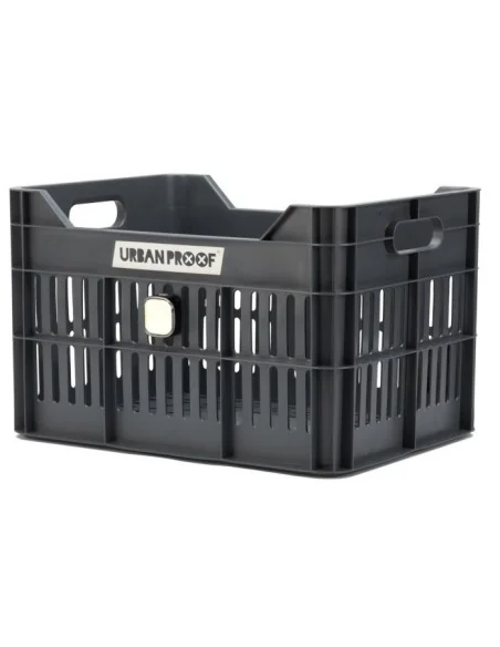 Gerecyclede Fietskrat Urban Proof Click 30 Liter - Asgrijs