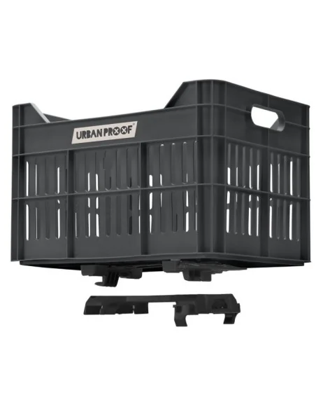 Gerecyclede Fietskrat Urban Proof Click 30 Liter - Asgrijs