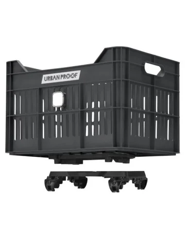 Gerecyclede Fietskrat Urban Proof Click 30 Liter - Asgrijs