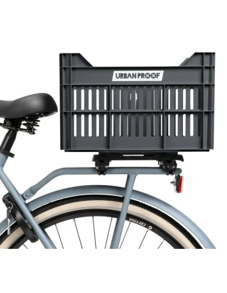 Gerecyclede Fietskrat Urban Proof Click 30 Liter - Asgrijs