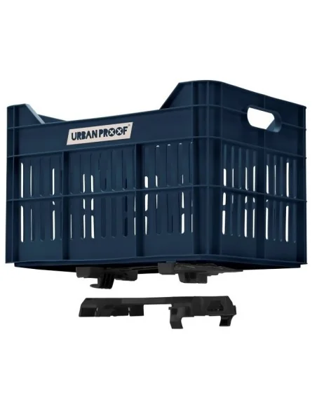 Gerecyclede Fietskrat Urban Proof Click 30 Liter - Donkerblauw