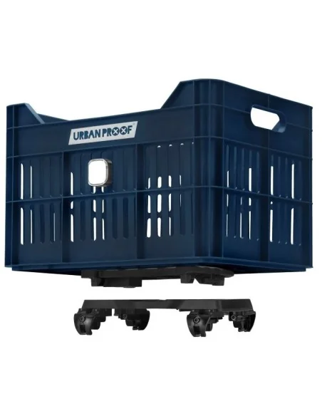 Gerecyclede Fietskrat Urban Proof Click 30 Liter - Donkerblauw