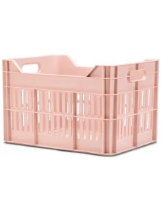 Gerecyclede Fietskrat Urban Proof Click 30 Liter - Pastelroze