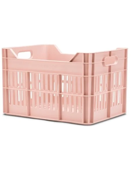 Gerecyclede Fietskrat Urban Proof Click 30 Liter - Pastelroze