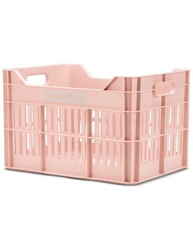 Gerecyclede Fietskrat Urban Proof Click 30 Liter - Pastelroze