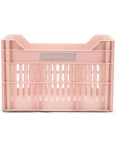 Gerecyclede Fietskrat Urban Proof Click 30 Liter - Pastelroze