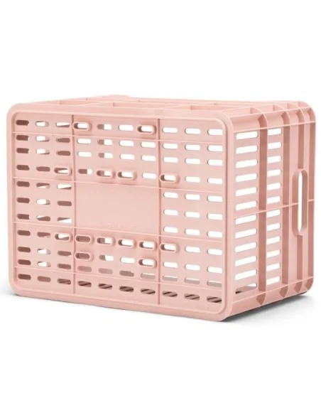 Gerecyclede Fietskrat Urban Proof Click 30 Liter - Pastelroze