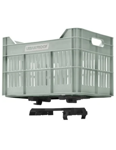 Gerecyclede Fietskrat Urban Proof Click 30 Liter - Mistig Mintgroen