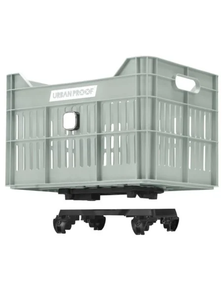 Gerecyclede Fietskrat Urban Proof Click 30 Liter - Mistig Mintgroen